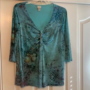 Venezia mid sleeve blouse